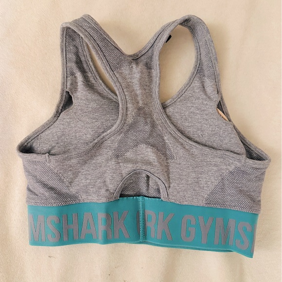 Gymshark Flex wide band Logo bra - Picture 3 of 4